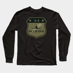 A-4 Skyhawk Patch (subdued) Long Sleeve T-Shirt